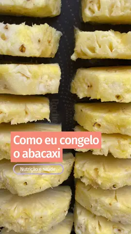 Como eu congelo o abacaxi _ @nutri.romuloleardini #emagrecimento #alimentacaosaudavel #shake #nutricionistafertilidade #nutricionistainfertilidade #nutricionistacampinas #nutricionistafiv #nutricampinas #nutricionistavegetariano #vegan #nutricionistavegetariano #romuloleardini 