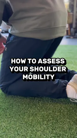 Can you pass this simple shoulder mobility test? Comment below with your results ⬇️ #shouldermobility #shoulderstretch #mobilityroutine #mobiltiy #personaltraining #onlinefitness #fyp 