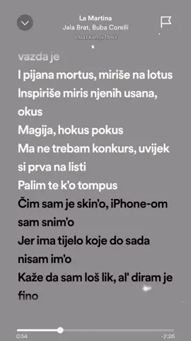 La Martina - Jala Brat, Buba Corelli #viral #fyp #foryou #jalabrat #bubacorelli #balkanmusic #balkan #music #speedup 