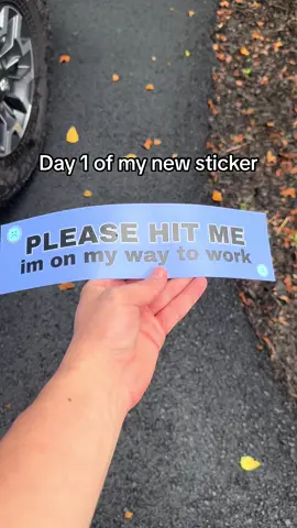 Get yours today! P.s. theyre not magnetic, i bought a magnet back on amazon! #bumperstickers #stickers #funnystickers 