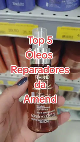 ✨Top 5Óleos Reparadores da @Amend Cosméticos ✨ Já usou algum? Me seguem para mais dicas 🫶🏻 #amend #amendoleosgregos #oleoamend #reparadordepontas #reparadordepontaseudora   #cronogramacapilar #cronograma #dicasdecabelo #nutricaocapilar #nutricao #hidratação #reconstrucaocapilar #recontruçao #cabelosperfeitos #cabelossaudaveis #cabeloshidratados #cronograma