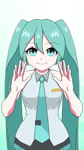 みんなー！おっはよー！ #初音ミク #ボーカロイド #vocaloid #miku #アニメーション #挨拶 #おはよう 