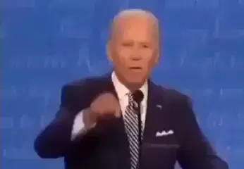 Joe Biden uses riot shield and trump is mad about it  #trump #biden 