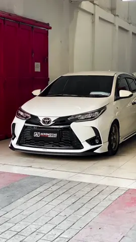 Toyota Yaris TRD 2021 . 🔹 AI style front lip extension . By Aeromotive Industry Bandung 📲 081910400305 . #toyota #toyotayaris #yaristrd #bodykitmobil #carbonkevlar #bandungpunya 