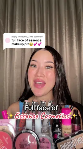 Replying to @Reema_210 comment for part 2🥰🫶 #fullface #fullfacemakeup #fullfacemakeuptutorial #fullfaceessence #essencemakeup #fullfaceofessence #makeupchallenge #affordablemakeup #drugstoremakeup 