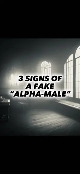 Are you guilty of being a “fake alpha“? Focus on improving the real you instead, for a fulfilled life. #signs #fakealpha #mindset #avoidance #acceptance #fearless #informative #fyp #foryouu #ai #voice #first #last #bye 