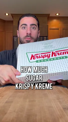 How Much Sugar in Krispy Kreme? #suga #sugar #krispykreme #donuts #health #awareness #nutrition #wellness #fyp