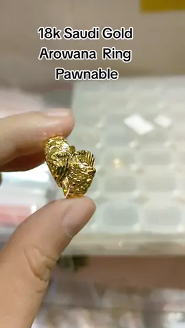 Arowana Ring 18k#goldseller #investatjewelriesbyac #fypシ #tiktokgold #goldsupplier #analiecombatelegitgoldseller #fyp 