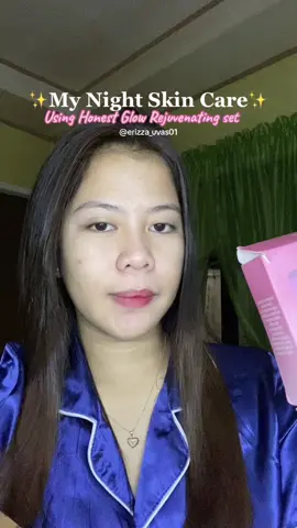 Night Skin Care Routine #skincare #nightroutine #beauty #honestglow #honestglowrejuvenatingset  