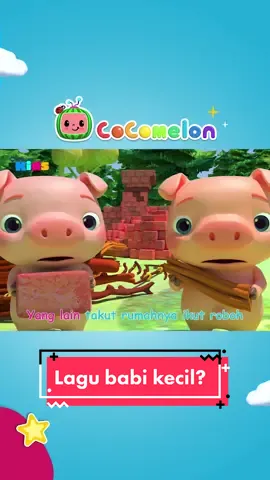 Cocomelon bernyanyi tiga babi kecil 🐷 #fyp #kidsvideo #cocomelon #videokids #cocomelonsong #singing 