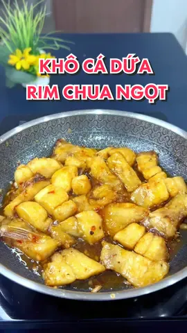 Cùng Mỹ Làm Món KHÔ CÁ DỨA RIM CHUA NGỌT Ăn Nha #kenhcuamy 