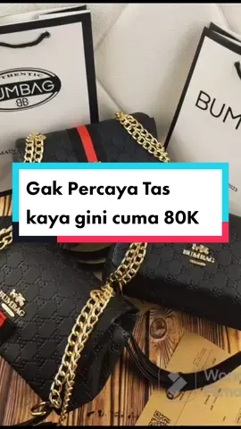 Tas cantik kaya gini cumank 80rb doank dapet Paper bag lagi buruan merapat #tas #taswanita #tasslempang #tasimport #fyp #bumbag #taswanitatiktokshop 