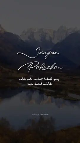Hidup cukup itu cukup Untuk terus mengingatkan apa itu makna cukup, atau bahasa keren versi islamnya adalah syukur. Jika ada sesuatu yang salah dalam prosesmu mengejar sesuatu, mean, “its not meant to be”  Saya percaya kok, pasti diantara kita ada aja dimana kehidupan belum atau mungkin tidak berjalan sesuai dengan harapan atau usaha yang kita lakukan. Karena ada kekuatan di luar yang mengarahkan jalannya kejadian. Tidak semua hal dapat dikendalikan dengan kekuatan manusia. Ada ‘kekuatan’ alam atau takdir yang mempengaruhi jalannya peristiwa. You know what i mean, right? Smart people there..  #selflove #nasihatterbaik #fyp 
