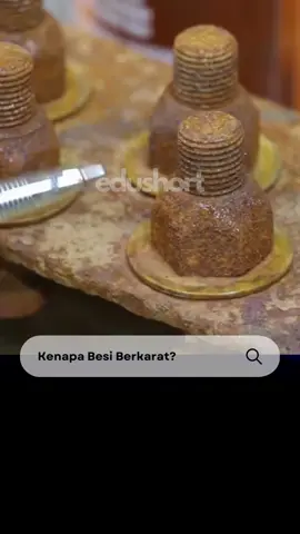 Mengapa Besi Berkarat Penjelasan Ilmiah#edukasi #ilmiah