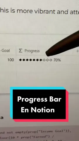 Truco: Barras de progreso GUAPÍSIMAS en Notion  #python #programacion #javascript #Tech #tecnologia #html #ingenieria #antiprofe #tips #notion #AprendeConTikTok #AprendeEnTikTok 