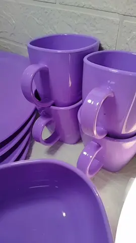 #piring melamin ungu parpel #piringmelamincantik #perabotanrumahtangga 