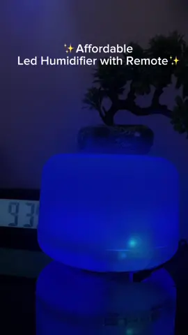 Affordable led humidifier with remote. 500ml ❤️ #ledhumidifier #refreshing #relaxing #darlingsway #fy 