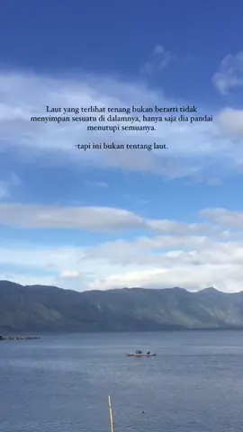 Dibalik diamnya seseorang bukan berarti ia tidak merasakan apa2, hanya saja dengan diam ia menutupi segalanya:)