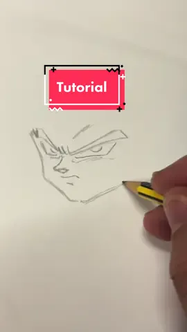 Tutorial su goku in 3 minuti ✍️ #tutorial #disegno #drawing #artist #aldo_art_90 