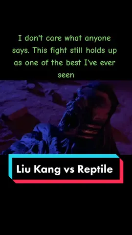This fight is still amazing! #foryou #fyp #mortalkombat #oldschool #mortalkombatmovie #liukang #mortalkombatreptile #moviefight 
