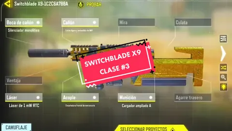 Una clase para BR #switchbladex9 #brcodmobile #codmobilebattleroyale #claseswitchbladex9 