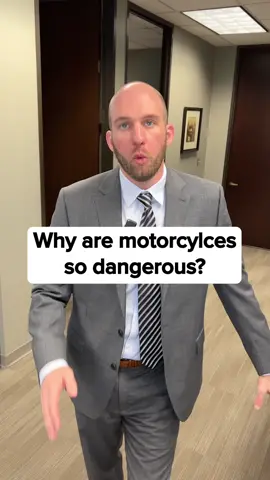 Why are motorcycles so dangerous?! #lawyersoftiktok 