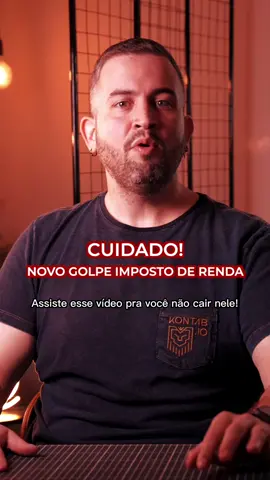 Hoje vamos de alerta!  Cuidado, a quantidade de golpes circulando na internet só aumenta, importante sempre estar informado sobre as formas de comunicação que a Receita Federal utiliza, assim vc evita passar por alguma situação mais complicada! 🚨🚨 #golpe #receitafederal #impostoderenda #naocaiamnessa #alerta