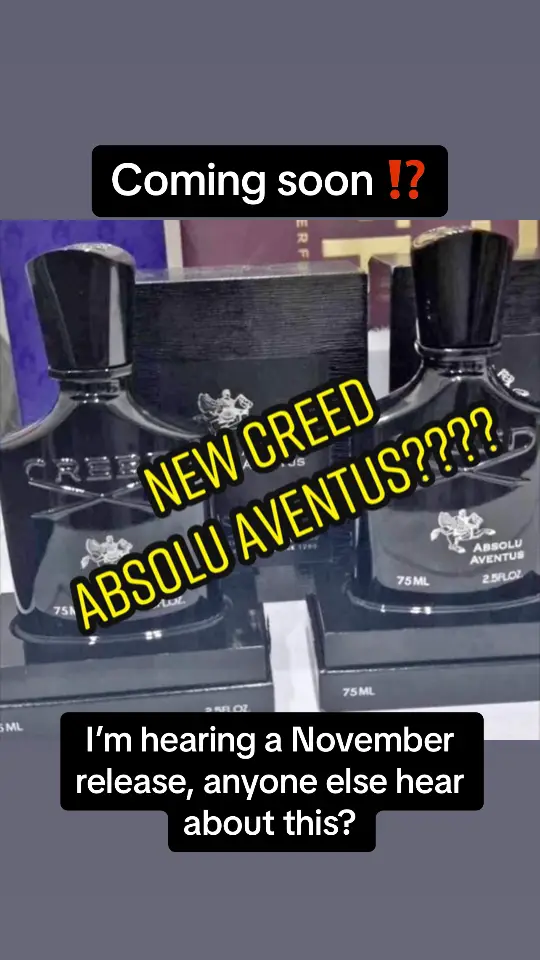 Ive seen this several times so it could definitely be real, ive even heard someone say they talked to a Creed rep about it so well see  #cologne #fragrance #foryou #fyp #mensfragrance #colognetok #trending #creed 