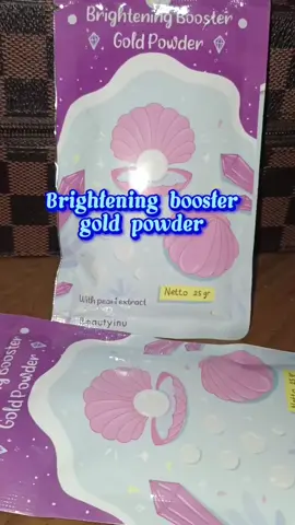 Brightening Booster gold powder #rekomendasiproduk #beauty #beautyinu #D7_ID #tiktokshopindonesia #affiliator #artistdrawingsghostdina #fyp #sponsored 
