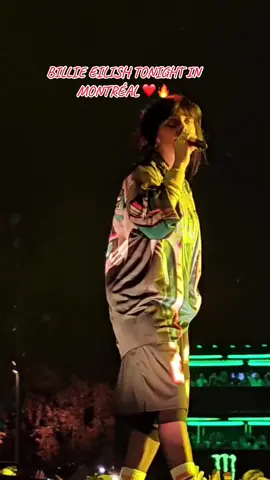 BILLIE EILISH TONIGHT  IN MONTRÉAL ❤️🔥 #montréal 