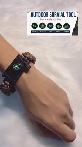 Outdoor Survival 5 in 1 Bracelet