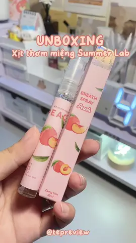 Ta nói nó thơm xỉuuu luôn ý✨✨ #xitthommiengSummerLab #unbox #unboxing #LearnOnTikTok #mcv #muataitiktok #fyp #fypシ゚viral #xuhuong 
