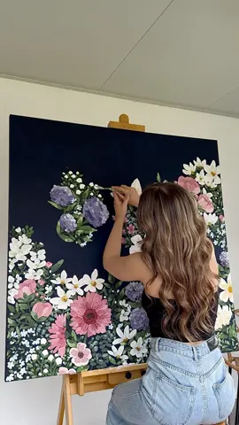 The beginning of a new collection 🌸 #paintingprocess #texturedartwork #artforsalebyartist #artforyourhome 