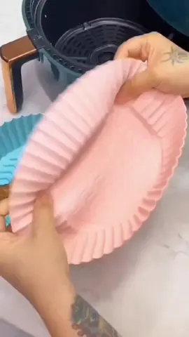 Air fryer Silicone pan non-stick reusable basket liner multi-color round#Airfryersiliconepan