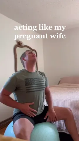 its the “come feel this” for me 💀 #pregnancy #husbandandwife #husbandwifecomedy #marriagehumor #pregnantlife #relatable 