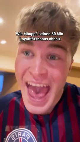 Wie Mbappé seinen 60 Mio Loyalitätsbonus von PSG abholt 😭😭😭 #PSG #mbappe #kylianmbappé #fussball #bundesliga 