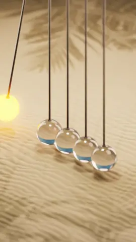 Newton #3d #blender #animation #satisfatório #satisfying #animação #tutorial #howto #asmr 