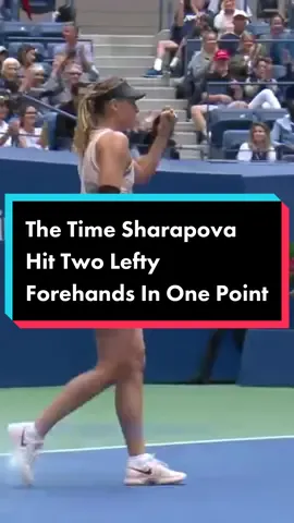 An INSANE point #mariasharapova #USOpen #tennis 