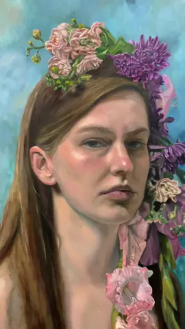 #oilpainting #realism #utahartists #womeninart #artistsoftiktok #workinprogressart 