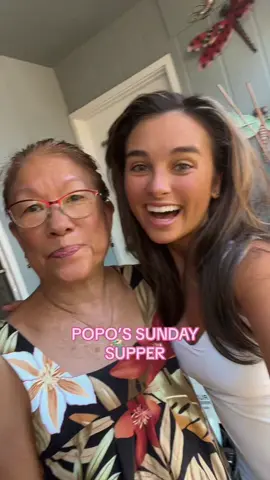 We’re back for another Popo’s Sunday Supper! Popo spoils us! Thank you Popo! 🥰🌺✨ #popossundaysupper #delicious #thankful #themedeirosfamily #yummy #sundaysupper #grateful #yay #hehe #fyp 