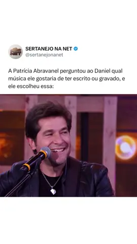 Que bela escolha do Daniel né 😍 #daniel #zezedicamargoeluciano #sertanejonanet 