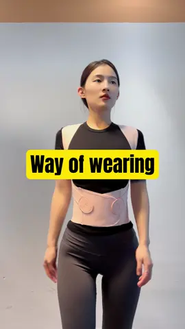 Posture corrector, do you really know how to wear it?👀#backsupportbelt #posturecorrection #fyp #fypシ #beautifulback #posturechallenge #pranashposture 