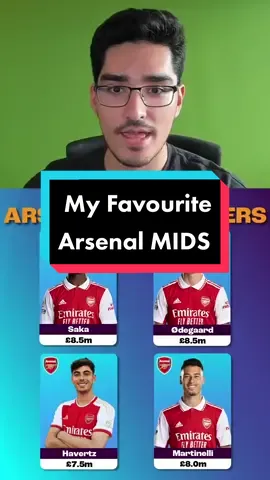 Ranking my favourite Arsenal MIDs for FPL 23/24! #fyp #fpl #fantasypremierleague #fplcommunity #fpltiktok #fpltok #fplgraduates #fpltips 