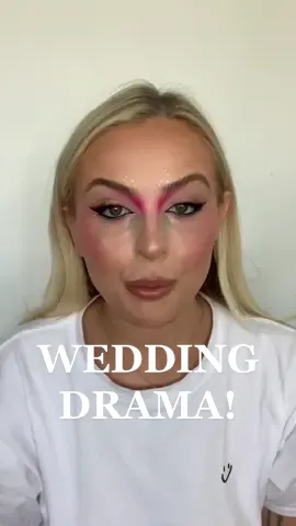 WEDDING DRAMA! part 2 💫 Keep watching! Brands tagged below #weddingdrama #makeupartist #weddingmakeup #beauty 