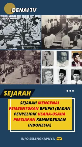 SEJARAH MENGENAI PEMBENTUKAN BPUPKI (BADAN PENYELIDIK USAHA USAHA PERSIAPAN KEMERDEKAAN INDONESIA) . . . . . #viral  #viralvideo  #payakumbuh  #beritadenaitv  #limapuluhkota  #beritaterkini  #beritaviral  #beritapayakumbuh  #denaitv  #pikiranrakyat  #payakumbuh  #payakumbuh_sumaterabarat  #beritasumbar  #beritalokal  #news  #beritanews  #newsupdate  #viral  #viralvideo  #viral_video  #sejarah  #sejarahindonesia  #sejarahdunia  #infosejarah   #faktasejarah  #faktasejarahindonesia  #infosejarahindonesia