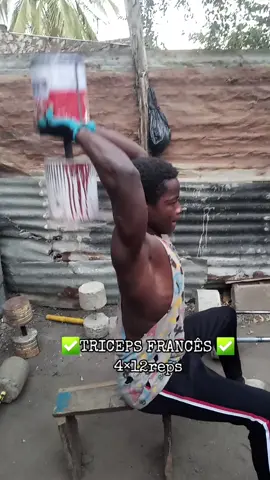 ✅TRICEPS FRANCÊS COM HALTERE E BARRA ✅#tricepsworkout #viral #treinoemcasa #musculacao #fy🌍❤️ #growthsupplements #maxtitaniumsuplementos #fitnessgymcaseiro #musculacao #gym #foryou 