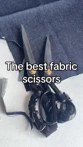 By far the vest fabric scissors ive ever tried. Does not easily dull #sewing #sewingtiktok #sewingforyoupage #scissors 