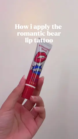 My favorite shade is cherry red!! What’s yours? 💗 #lipstick #romanticbearliptint #peeloff #affiliate #affiliatemarketing #fyp #foryoupage #foryoupageviralシ゚ 