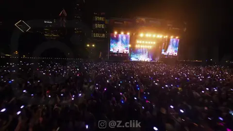 The drone footage during Blue Spring!🥺🤍 ©Z.clik #txtmoa #TXTPALOOZA #Lollapalooza #tomorrow_x_together #fypシ 