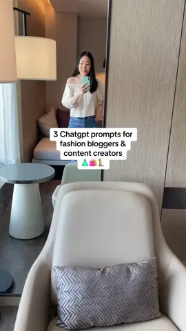 Are you a fashion blogger or content creator looking to create more engaging and original content? ChatGPT can help! In this video, I share 3 ChatGPT prompts that you can use to generate ideas for your next fashion post. These prompts are easy to use and can help you create content that is unique and fresh! Use these prompts to ignite your creativity & brainstorm new ideas.  #fashionblogger #fashioncontentcreator #bloggertips #contentcreationtips #womenownedbusiness #entrepreneur #blogger #contentcreator #aiforcontentcreator #chatgptforcreators 